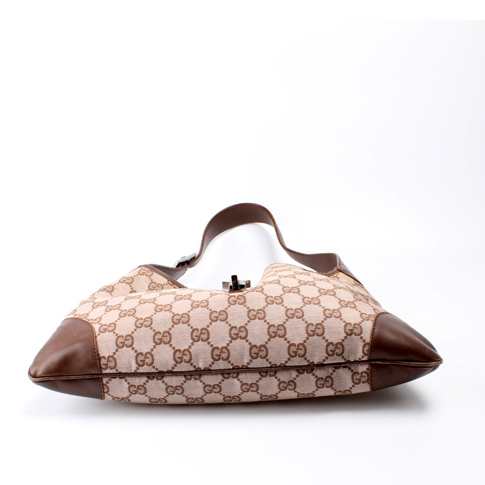 Gucci 001.4057 GG Canvas Hobo Small Bag