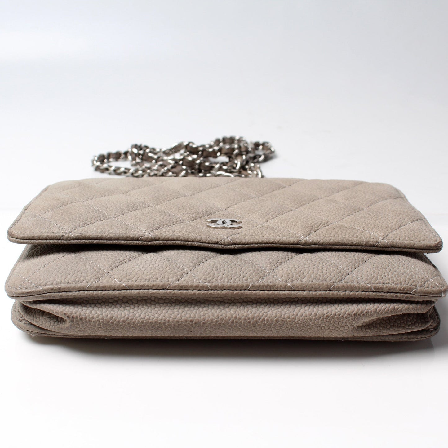 Chanel WOC Classic Quilted Matte Caviar Bag