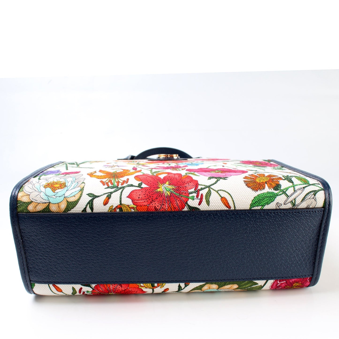Gucci 550141 Flora Canvas Tote Medium Bag