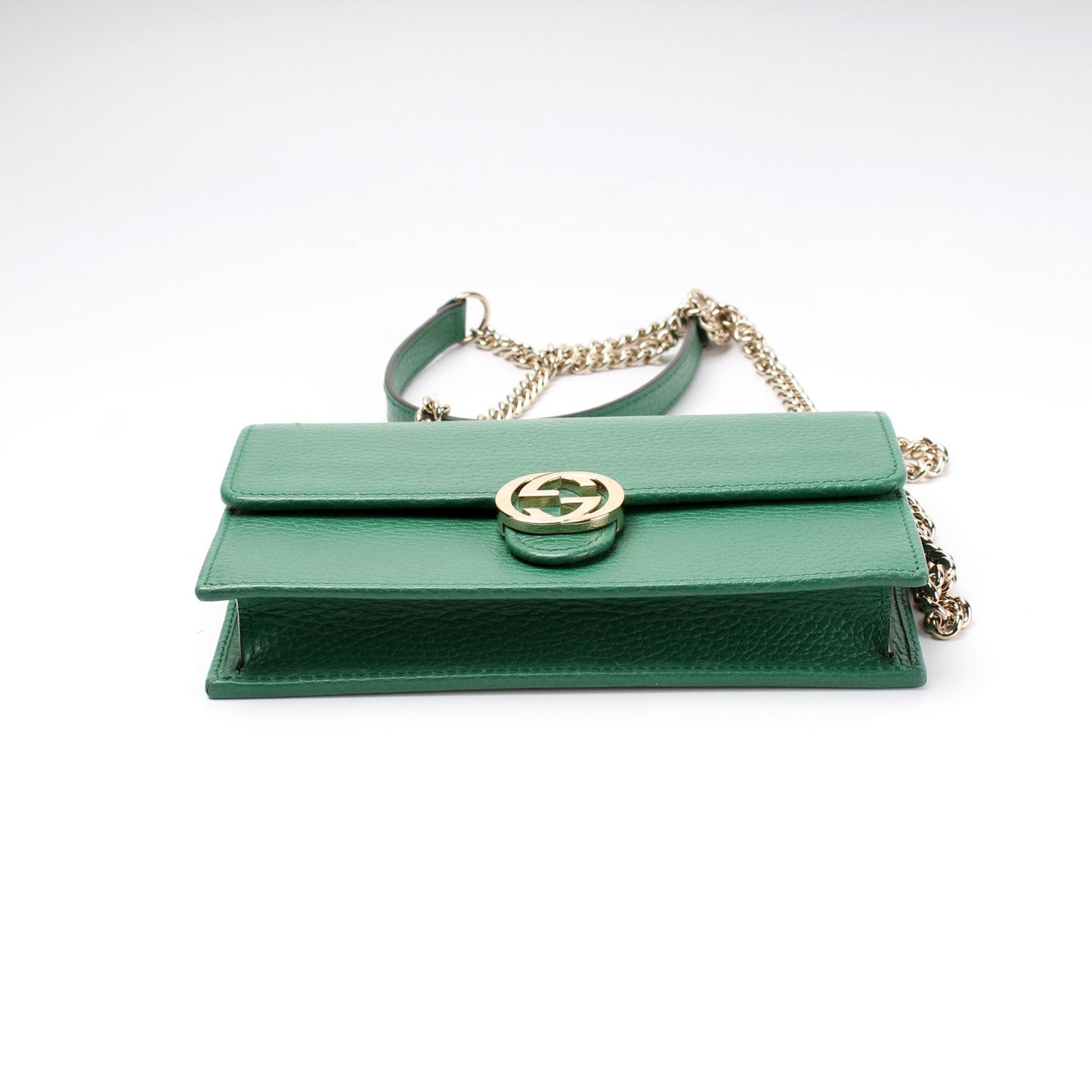 Gucci 615523 Dollar Interlocking Calfskin Bag