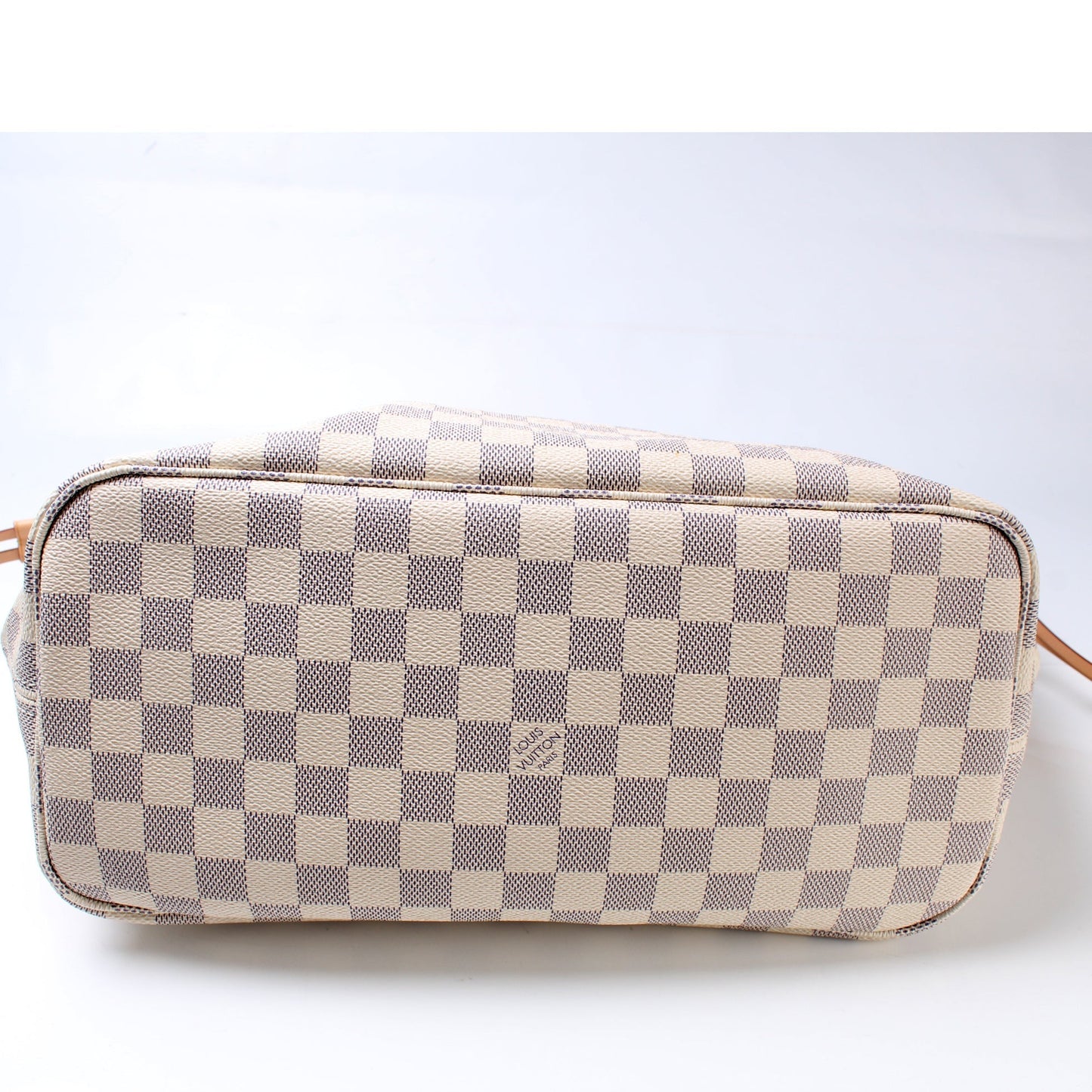 Louis Vuitton Neverfull With Wallet MM Damier Azur