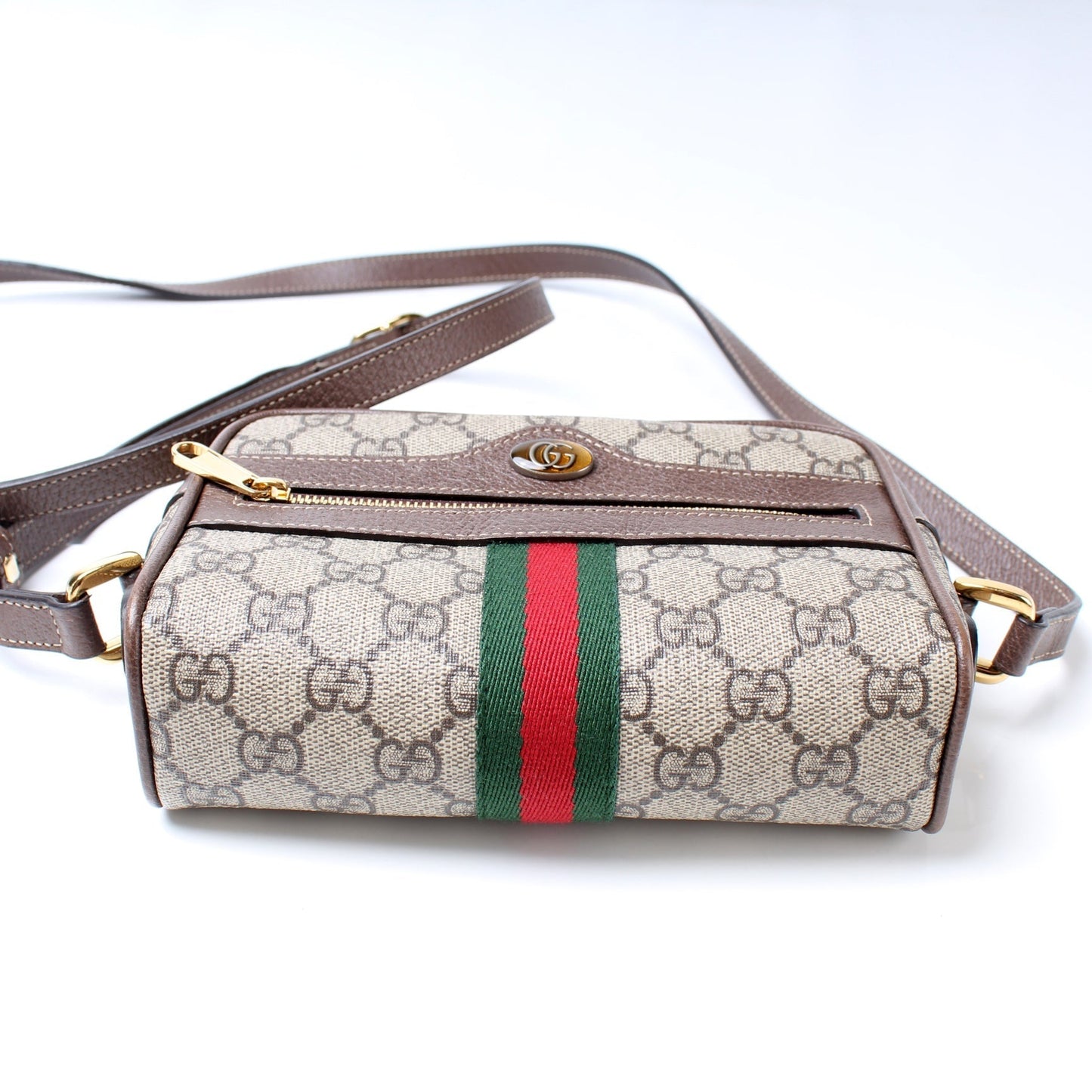 Gucci 517350 GG Supreme Mini Ophidia Bag