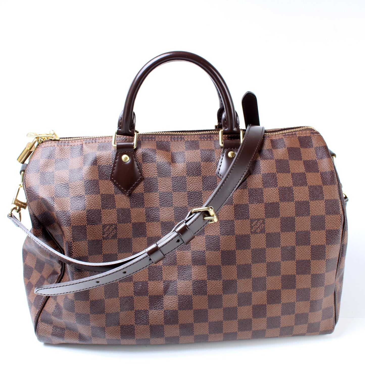 Louis Vuitton Speedy 35 Bandouliere Damier Ebene