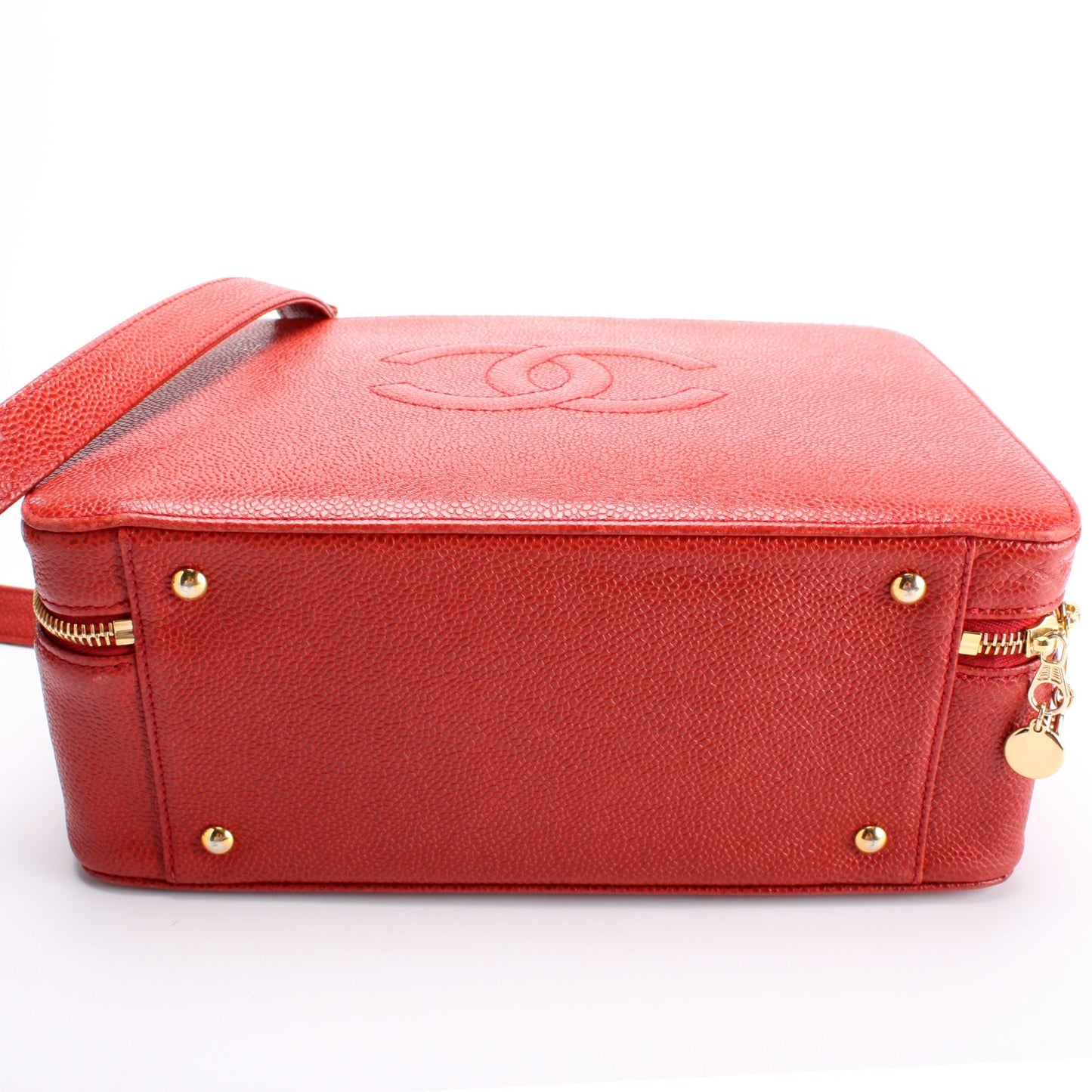 Chanel Lunchbox Vanity Case Caviar 5M Bag
