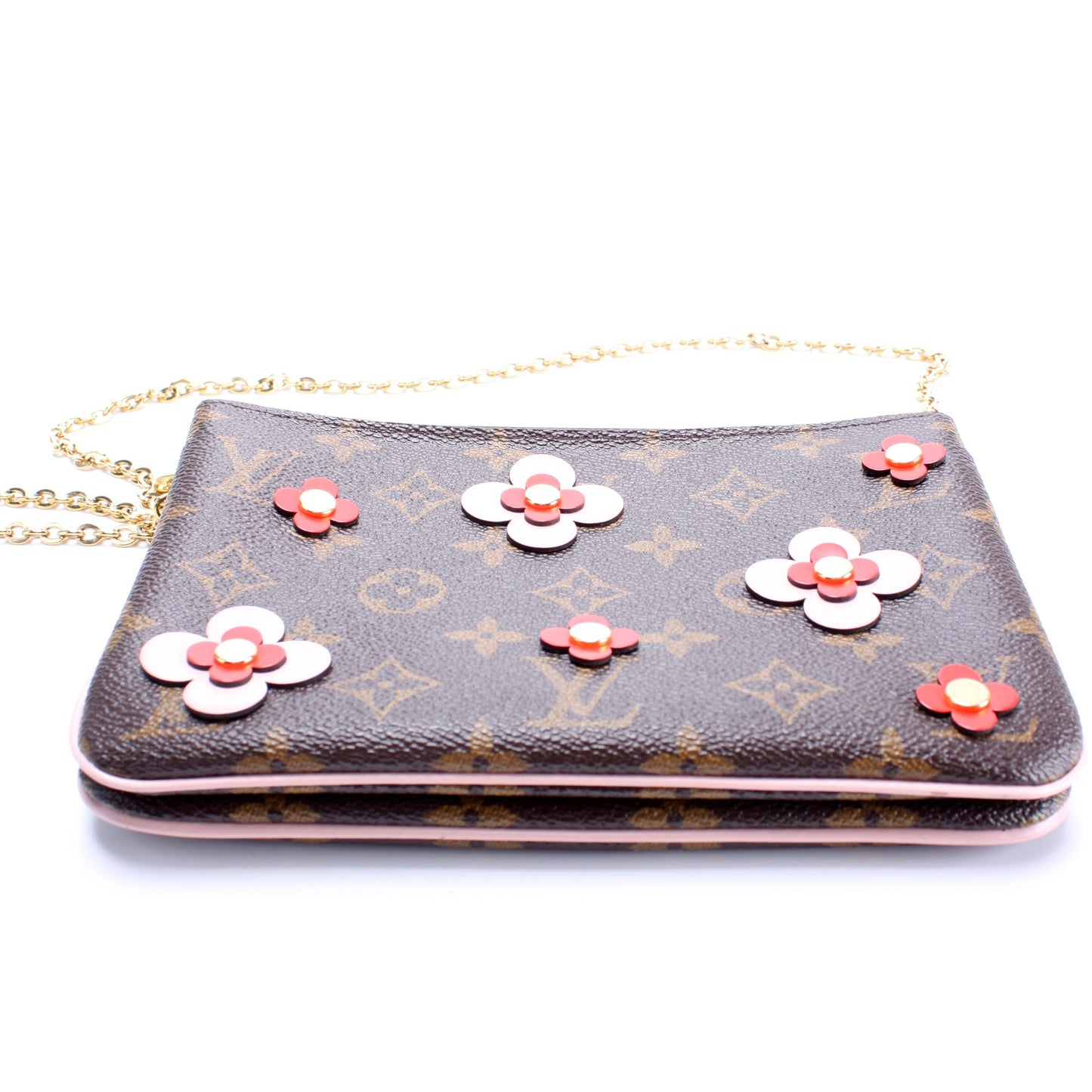Louis Vuitton Double Zip Pochette Blooming Flowers