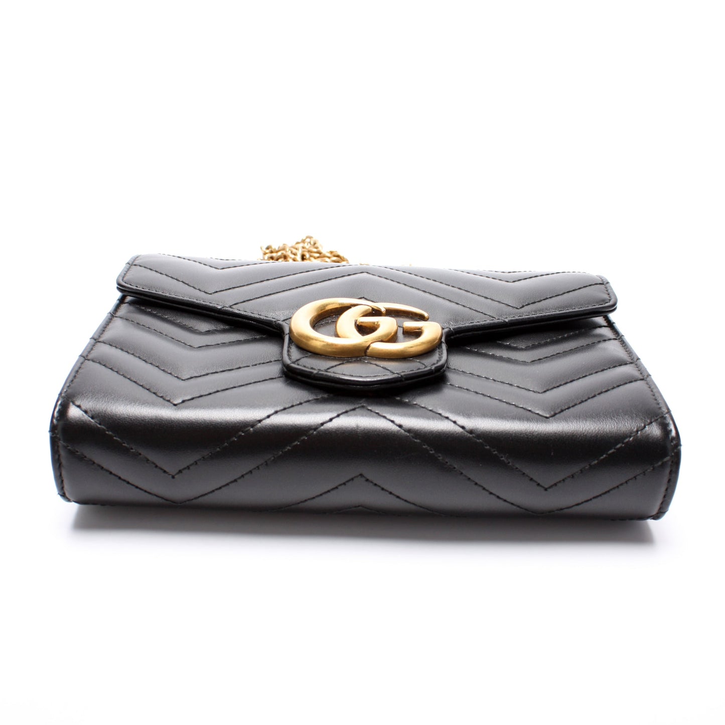 Gucci 474575 Marmont Chain Wallet Bag
