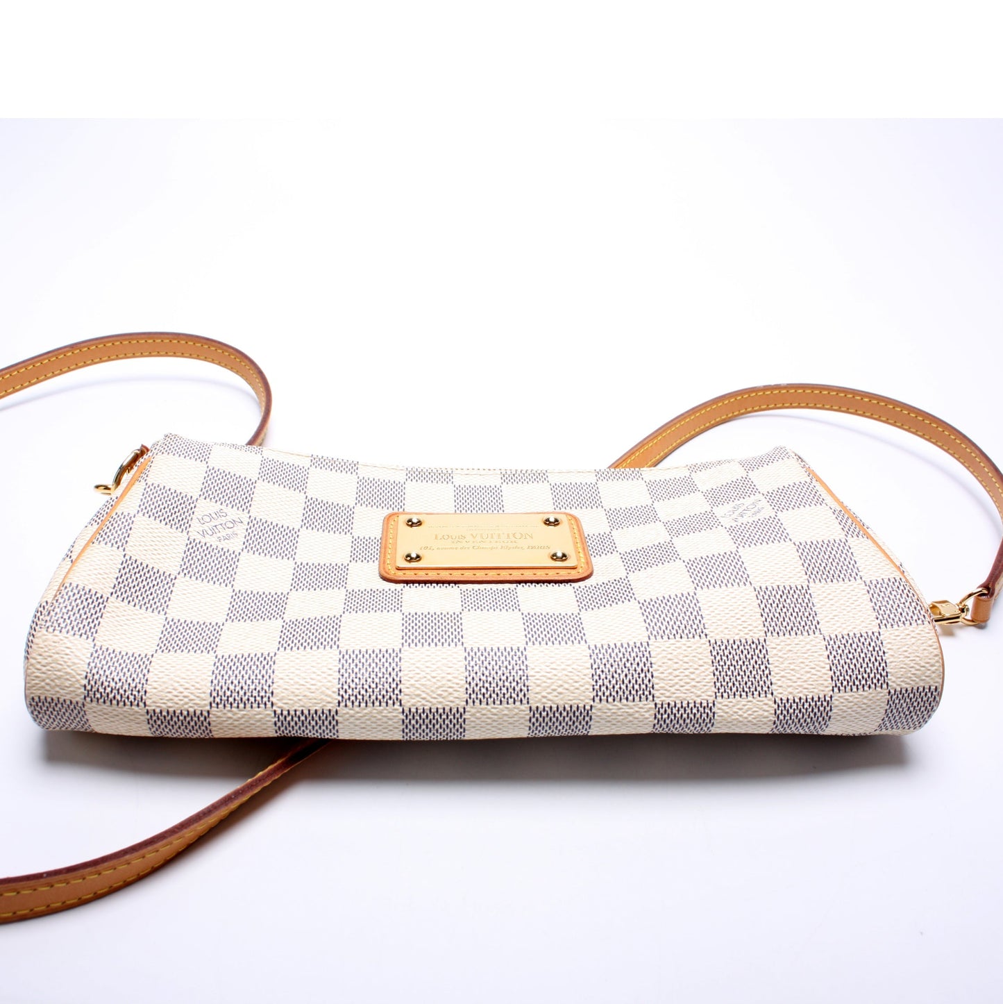 Louis Vuitton Eva Clutch Damier Azur
