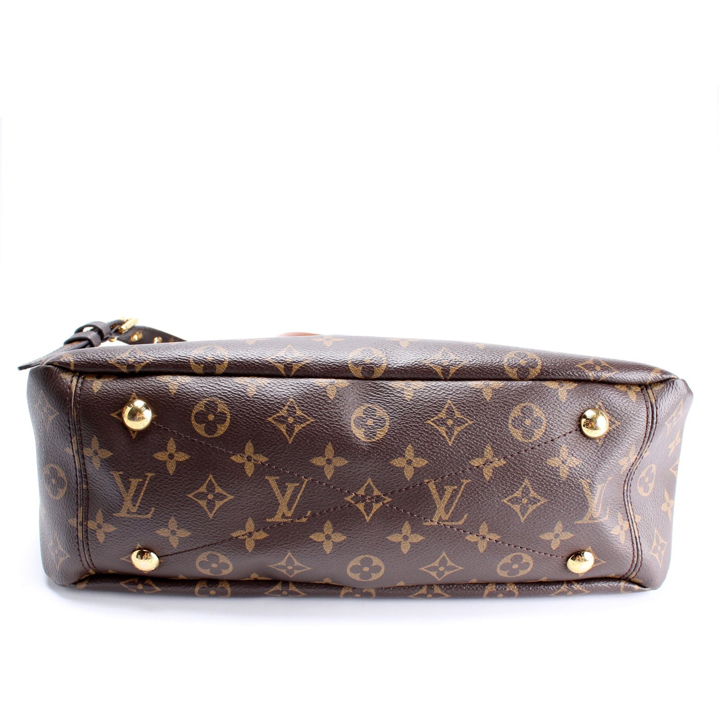 Louis Vuitton Pallas Tote Monogram Canvas Side