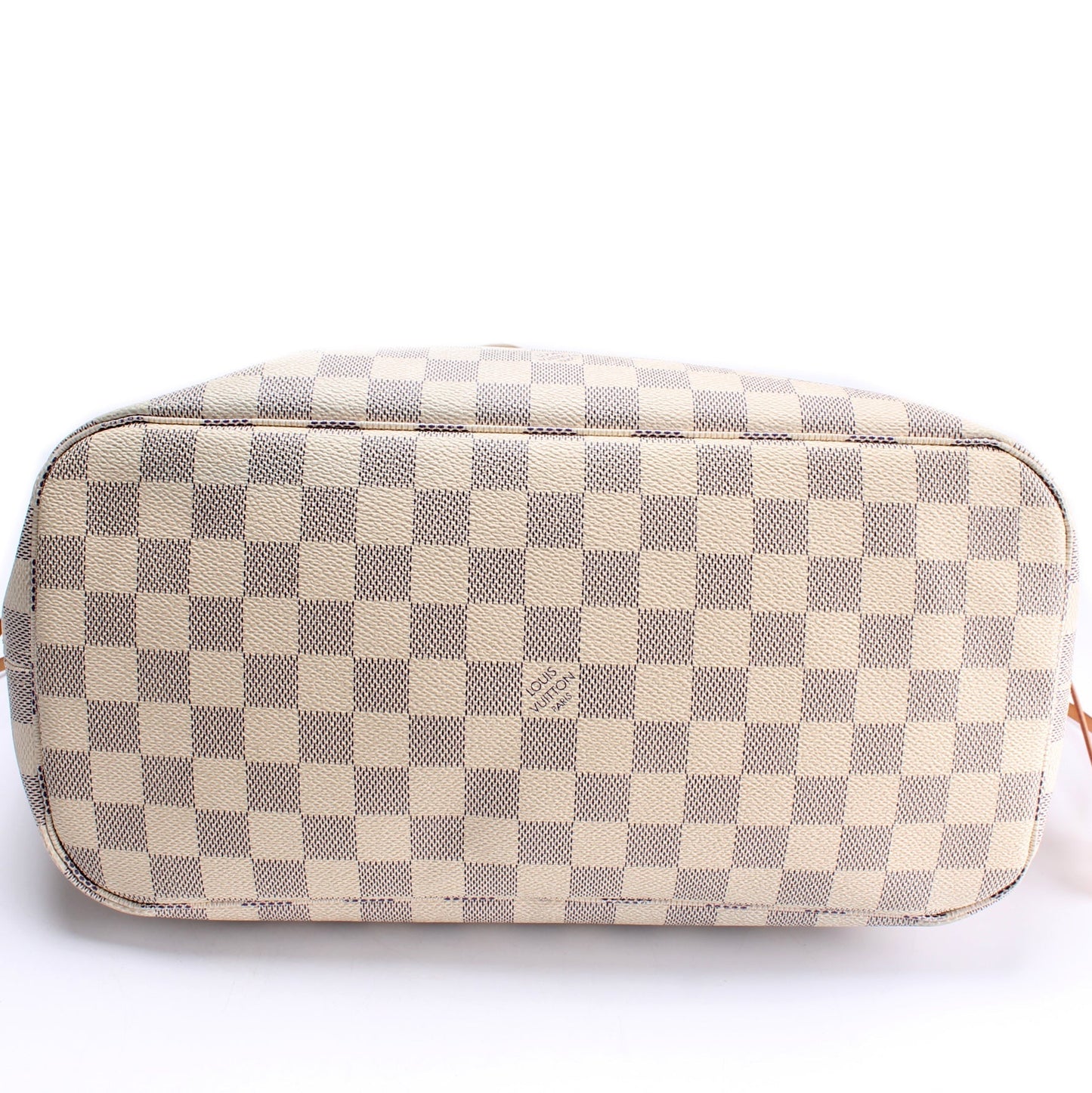 Louis Vuitton Neverfull w/Wallet MM Damier Azur