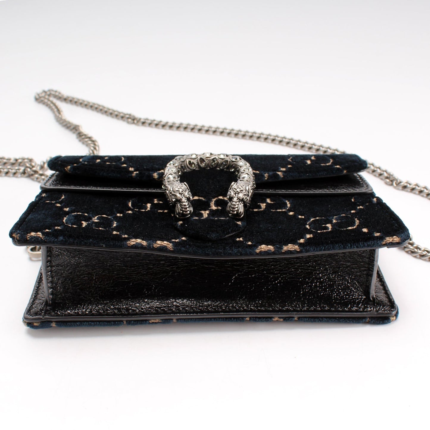 Gucci 476432 Dionysus GG Velvet Super Mini Bag