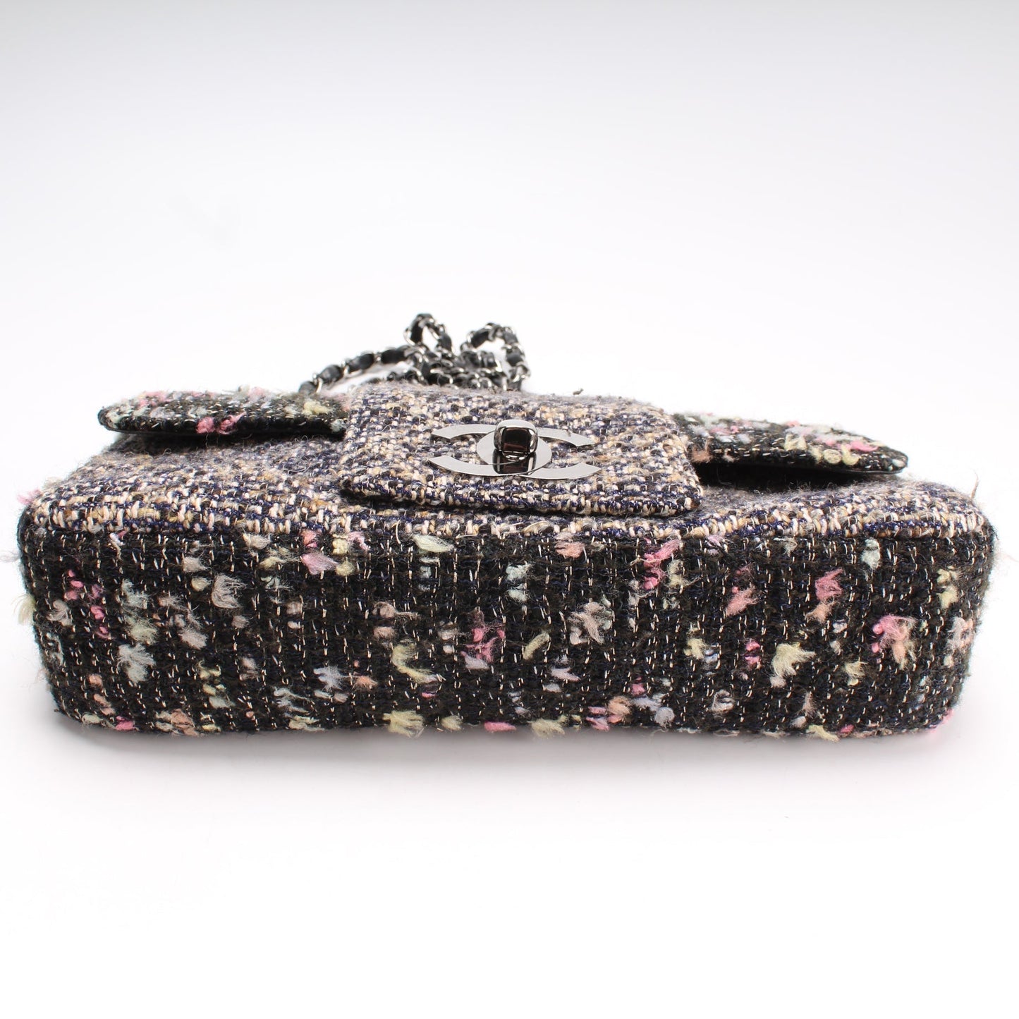 Chanel CC Single Flap Tweed 9M Bag