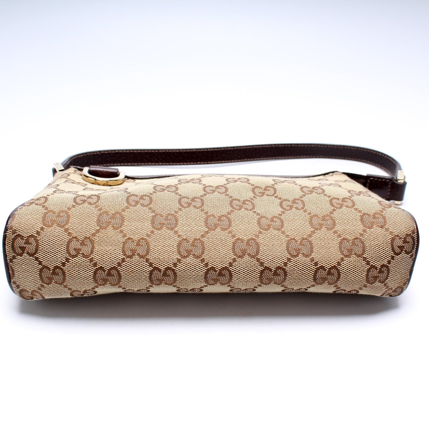 Gucci 154750 GG Canvas D Ring Cosmetic Case Bag