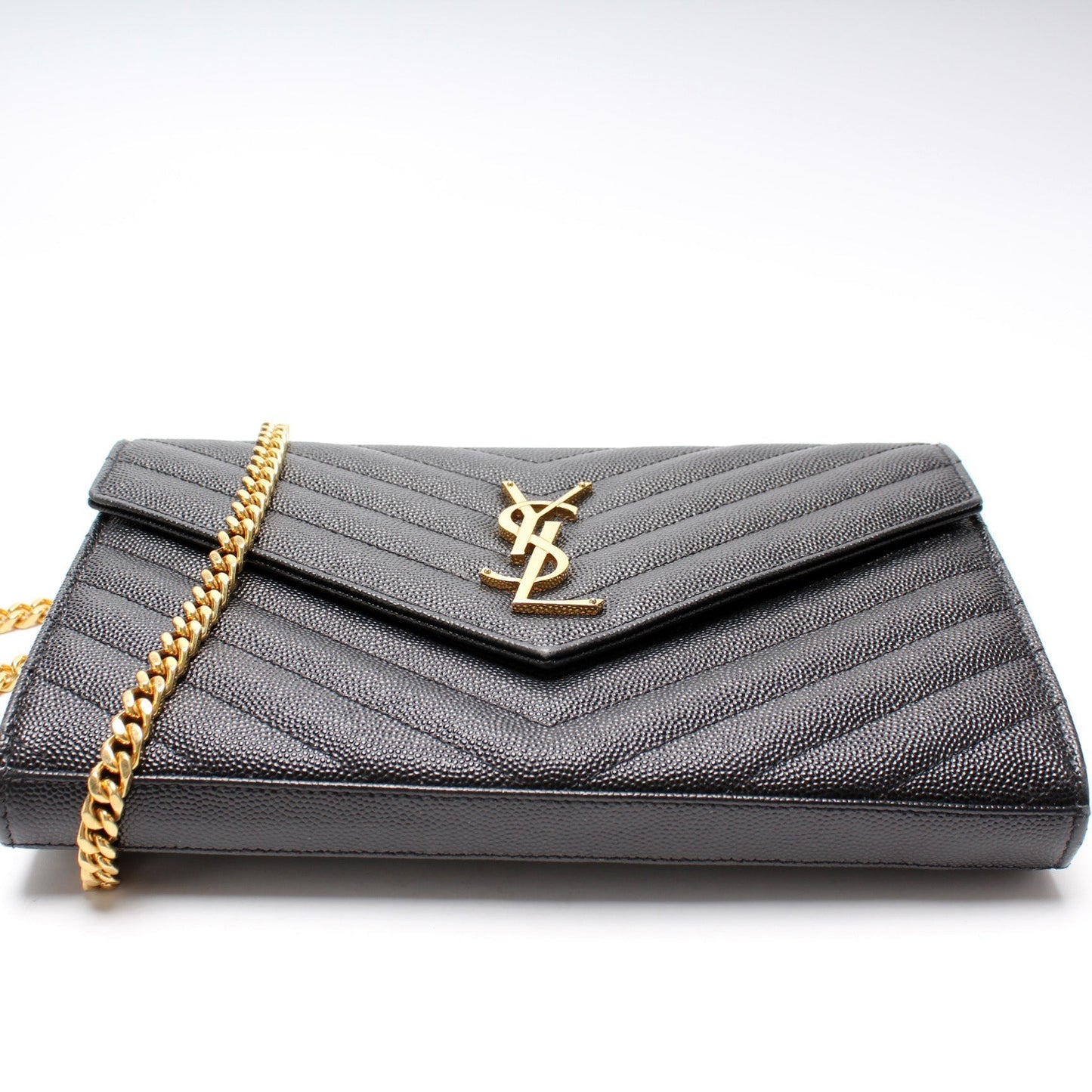 Saint Laurent Grain De Chain Wallet Bag