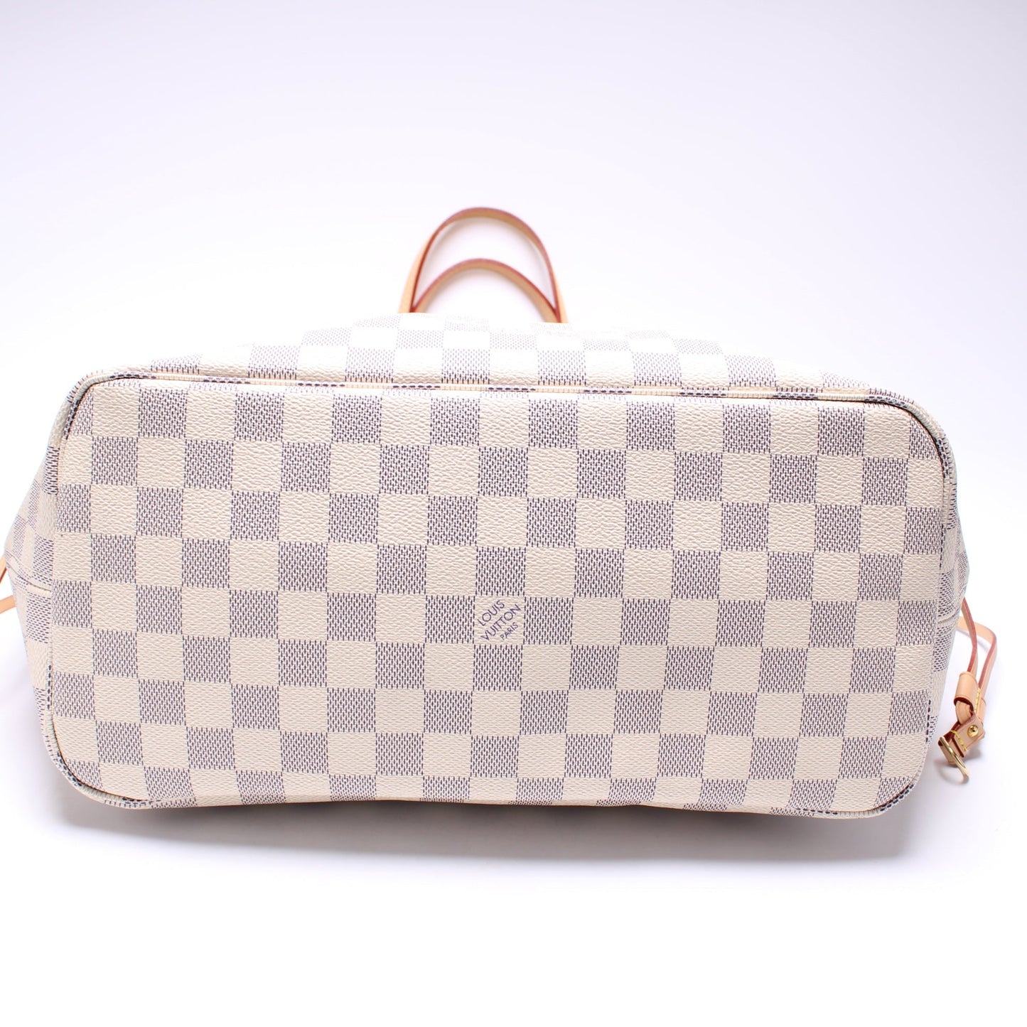 Louis Vuitton Neverfull w/Wallet MM Damer Azur