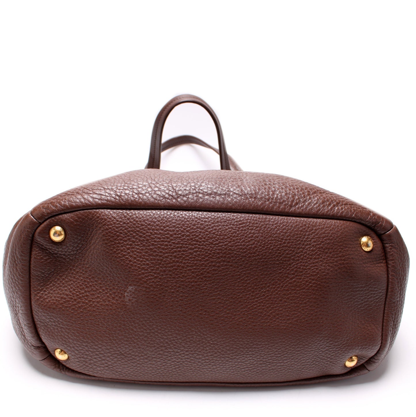 Prada Vitello Daino Buckle Strap Medium Shoulder Bag