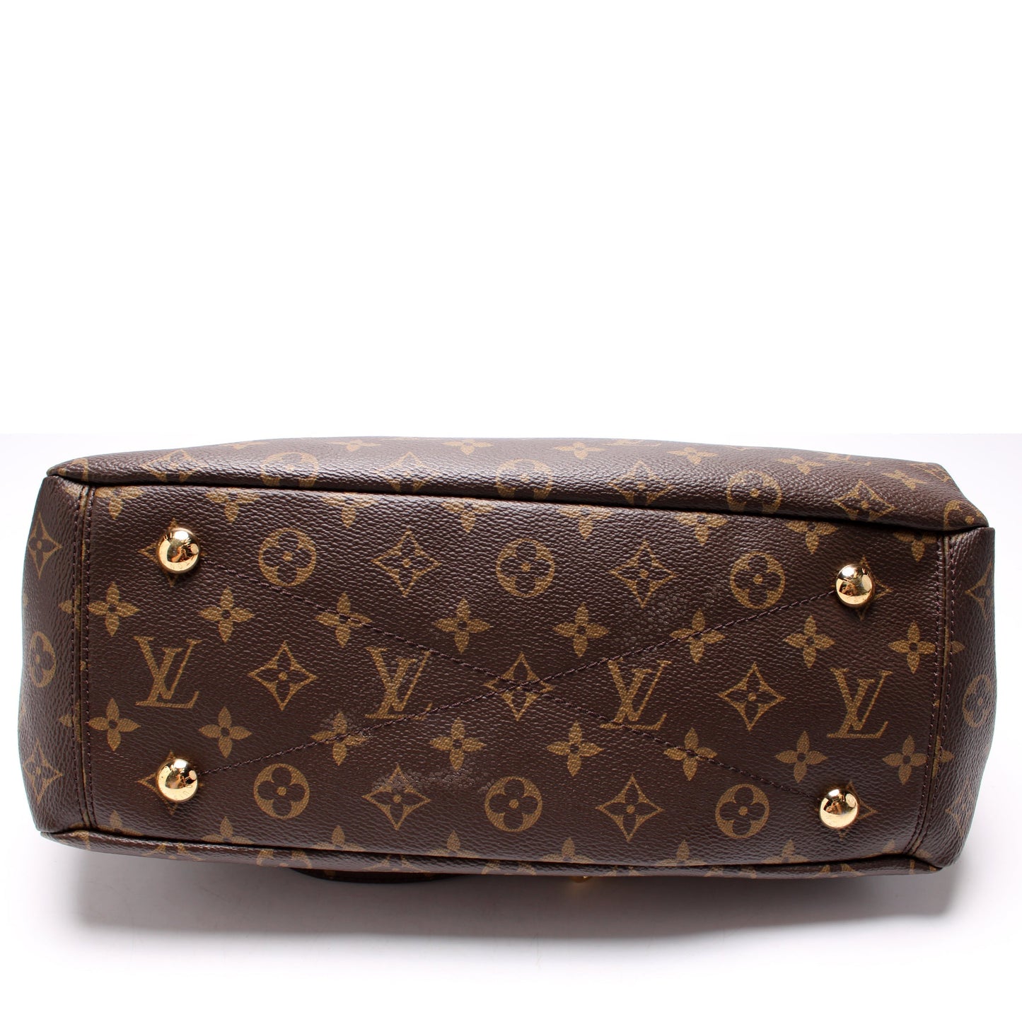 Louis Vuitton Pallas Tote Monogram Canvas Side