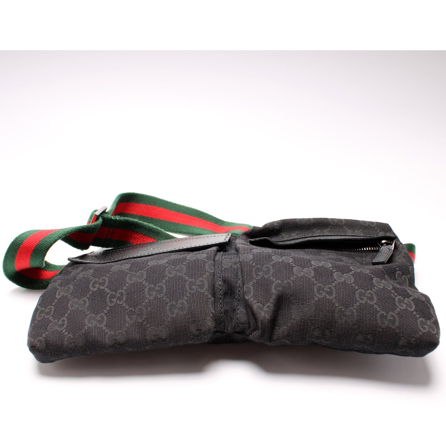 Gucci 28566 GG Coated Canvas Waist Bag
