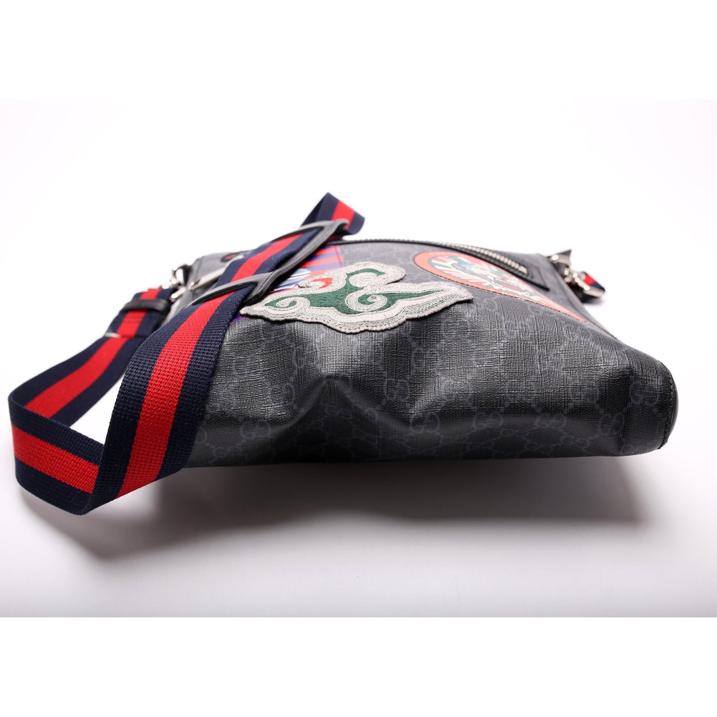 Gucci 474137 GG Supreme Night Courier Messenger Bag