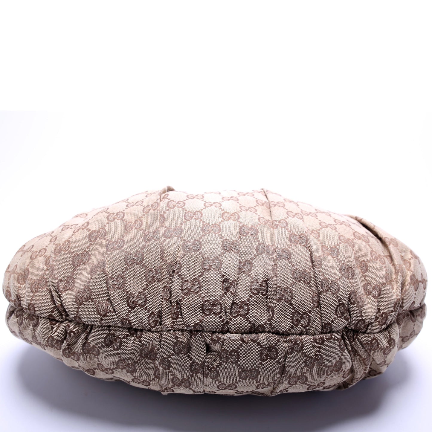 Gucci 203624 GG Canvas Studded Pelham Medium Bag