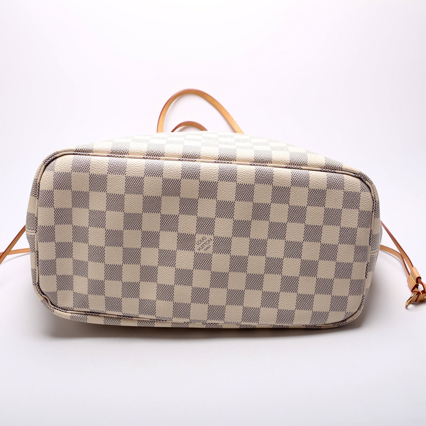Louis Vuitton Neverfull W/Wallet MM Damier Azur