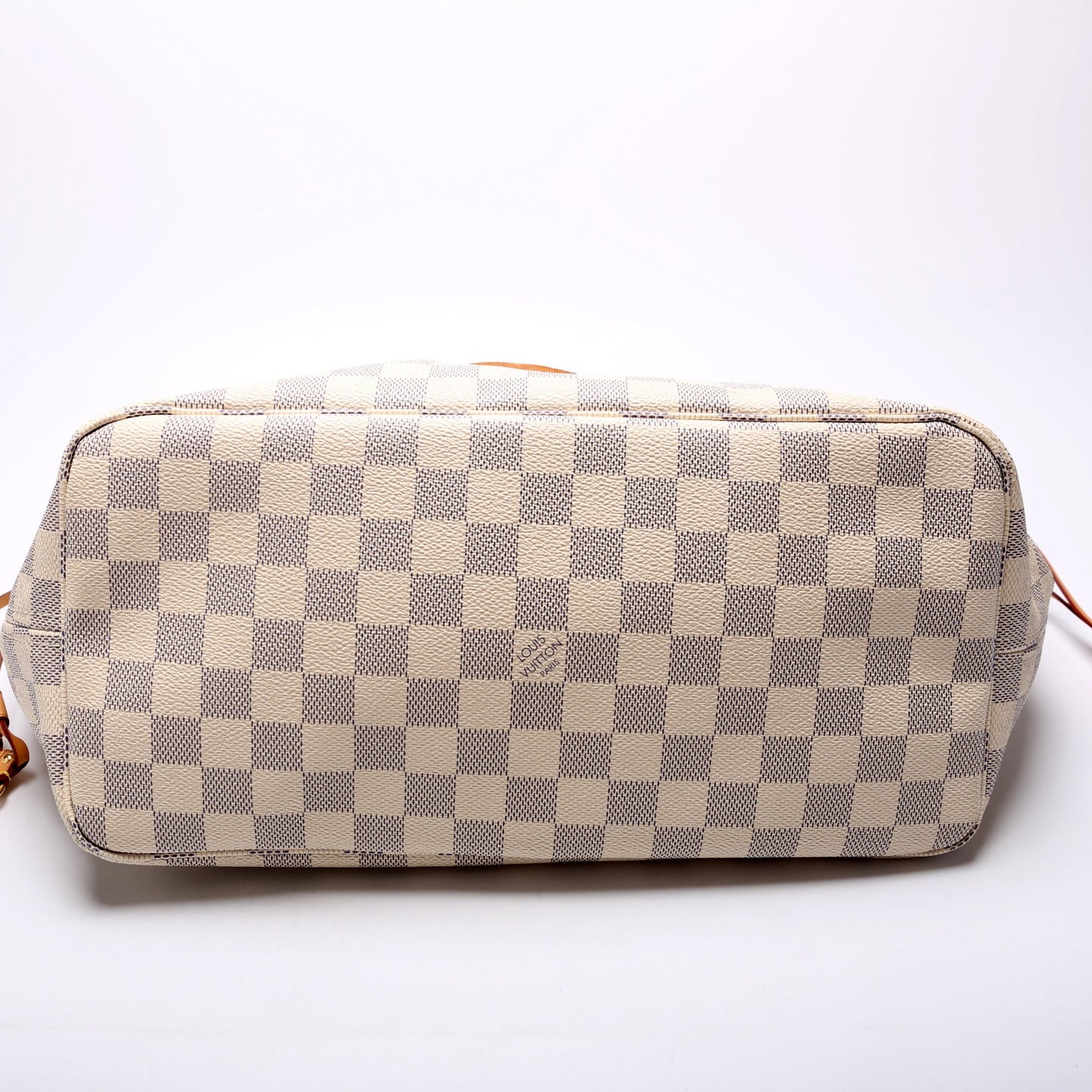 Louis Vuitton Neverfull w/Wallet MM Damier Azur