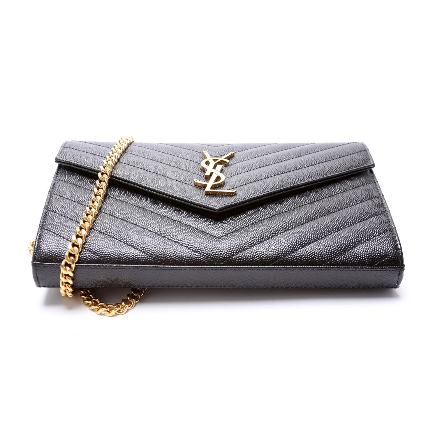 Saint Laurent Grain De Chain Wallet Bag