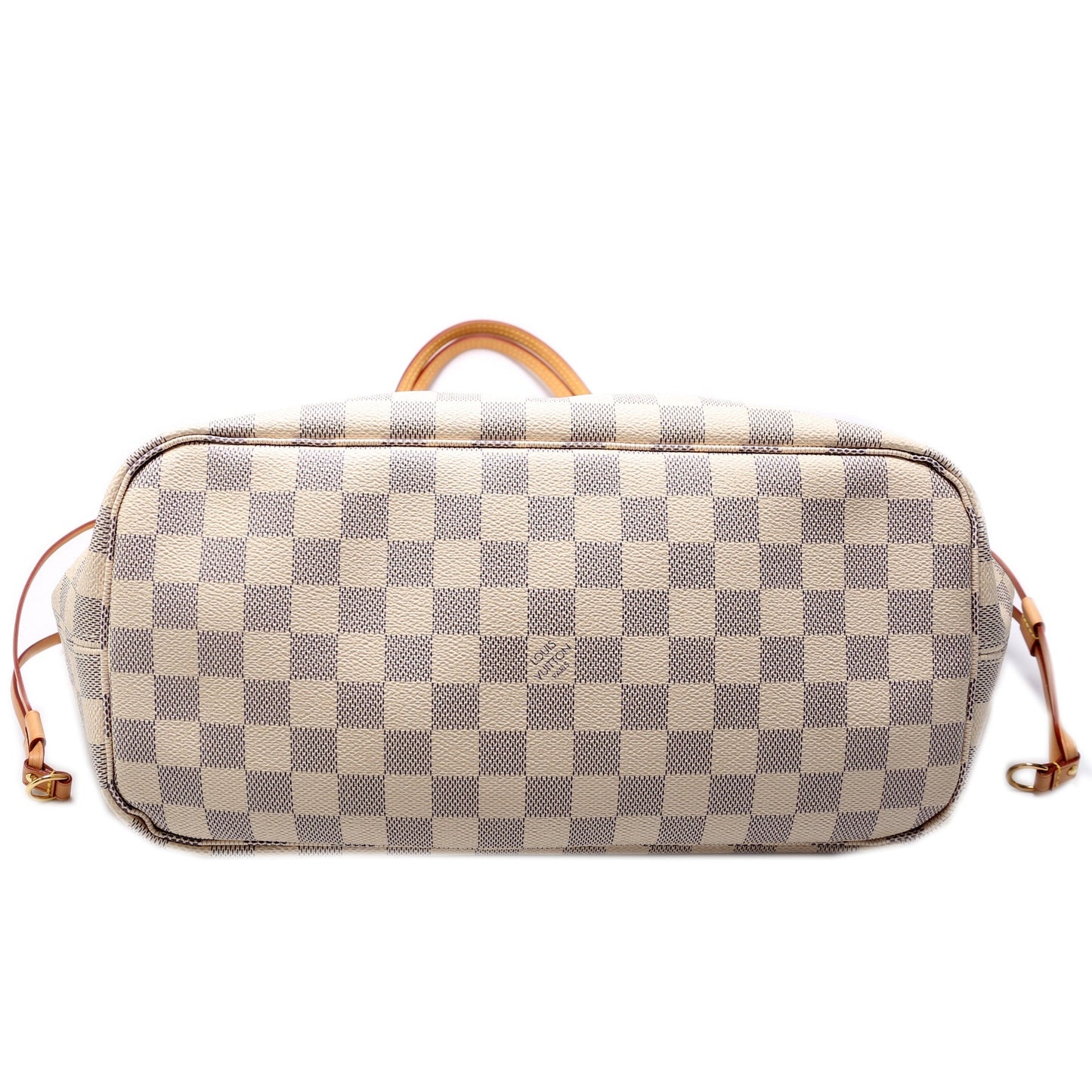 Louis Vuitton Neverfull W/Wallet MM Damier Azur