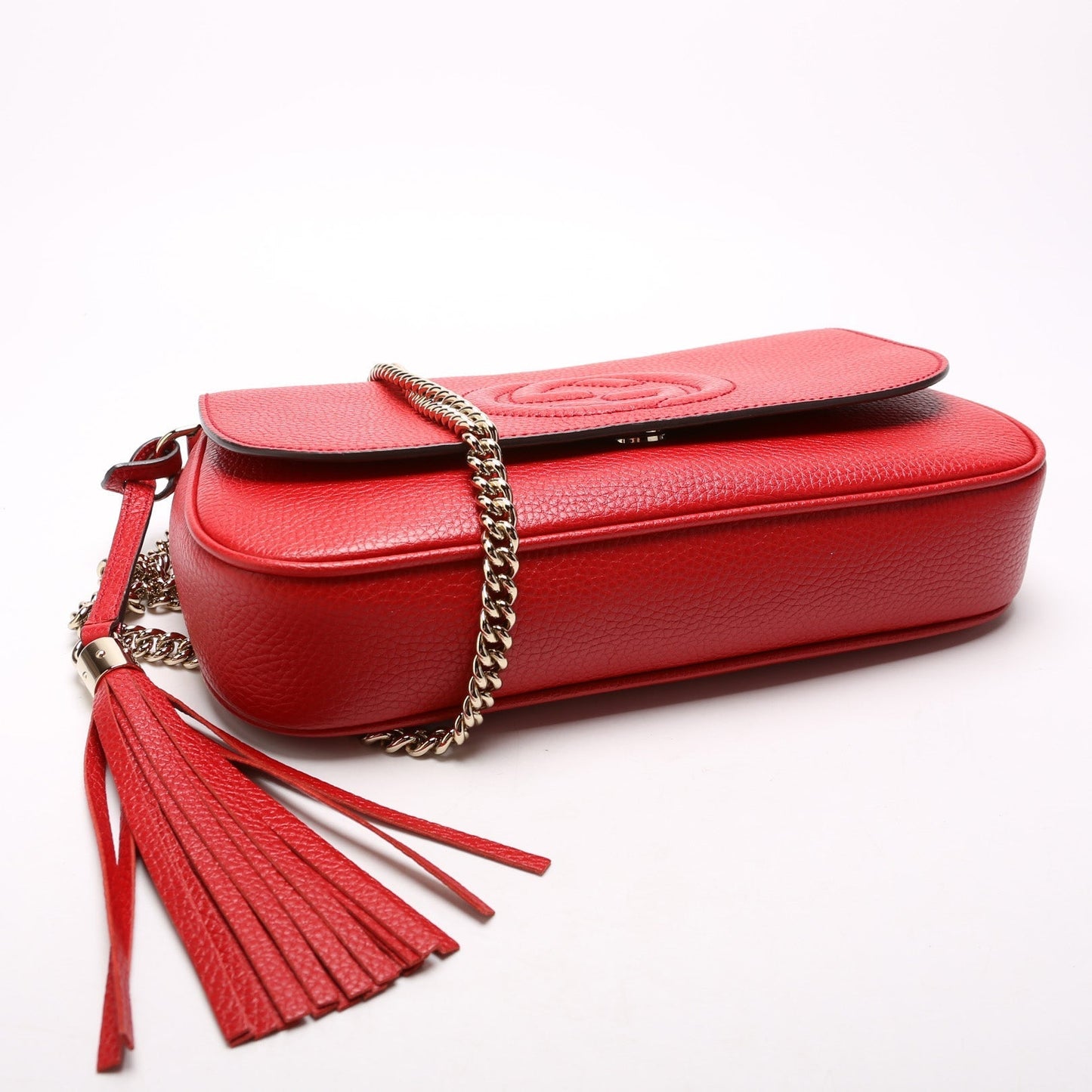 Gucci 536224 Soho Chain Tassel Flap Bag