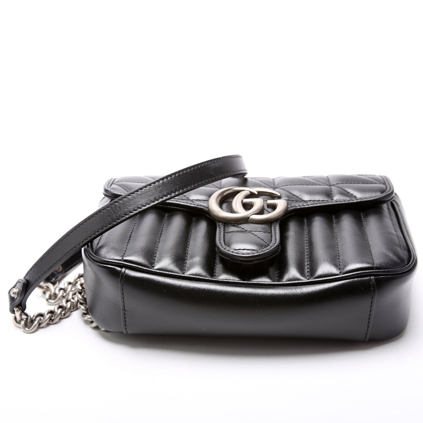 Gucci 446744 Marmont Aria Shoulder Mini Flap Bag