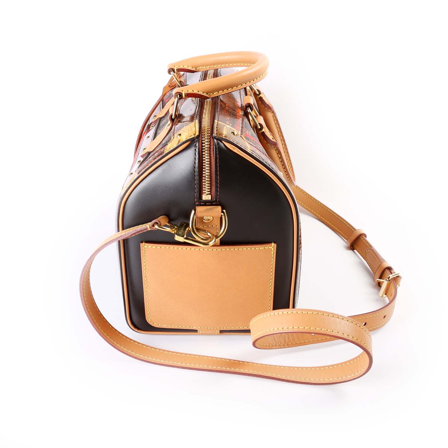 Louis Vuitton Speedy 25 Bandouliere Time Trunk Damier Ebene