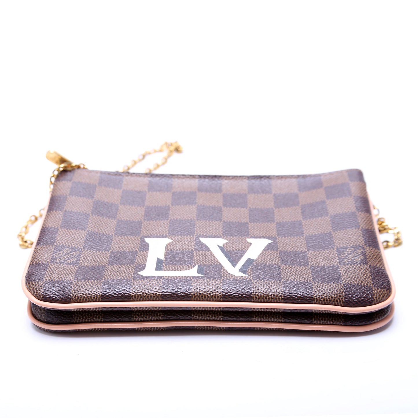Louis Vuitton Pochette Double Zip Damier Ebene