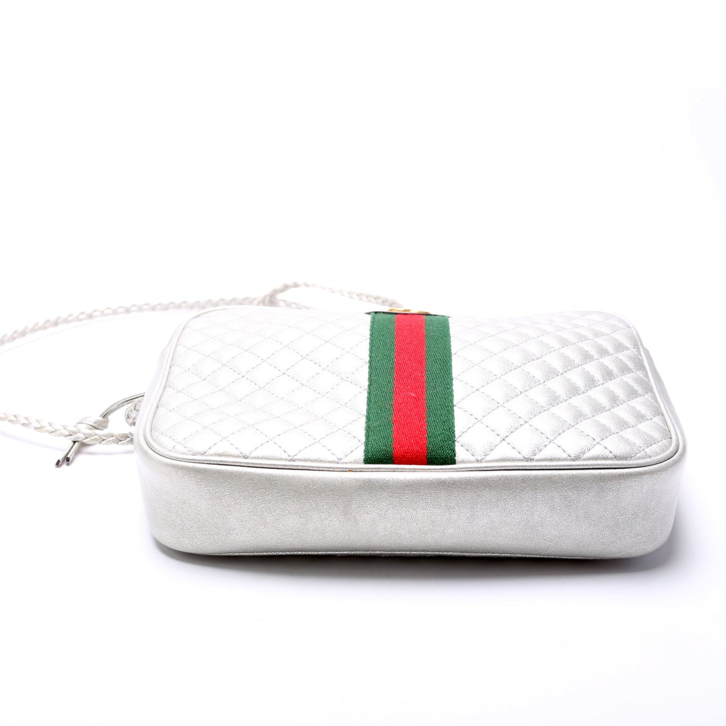 Gucci 541051 Trapuntata Metallic Leather Small Bag