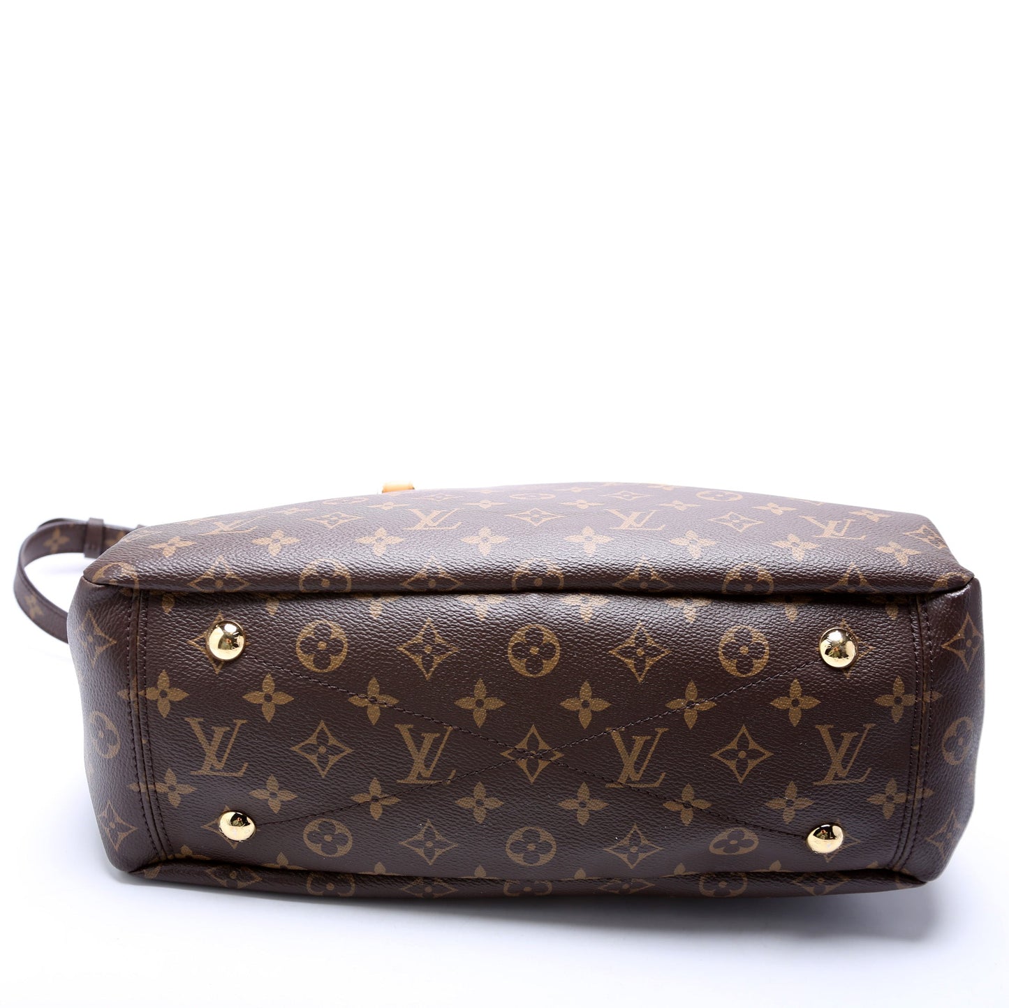 Louis Vuitton Pallas Tote Monogram Canvas Side