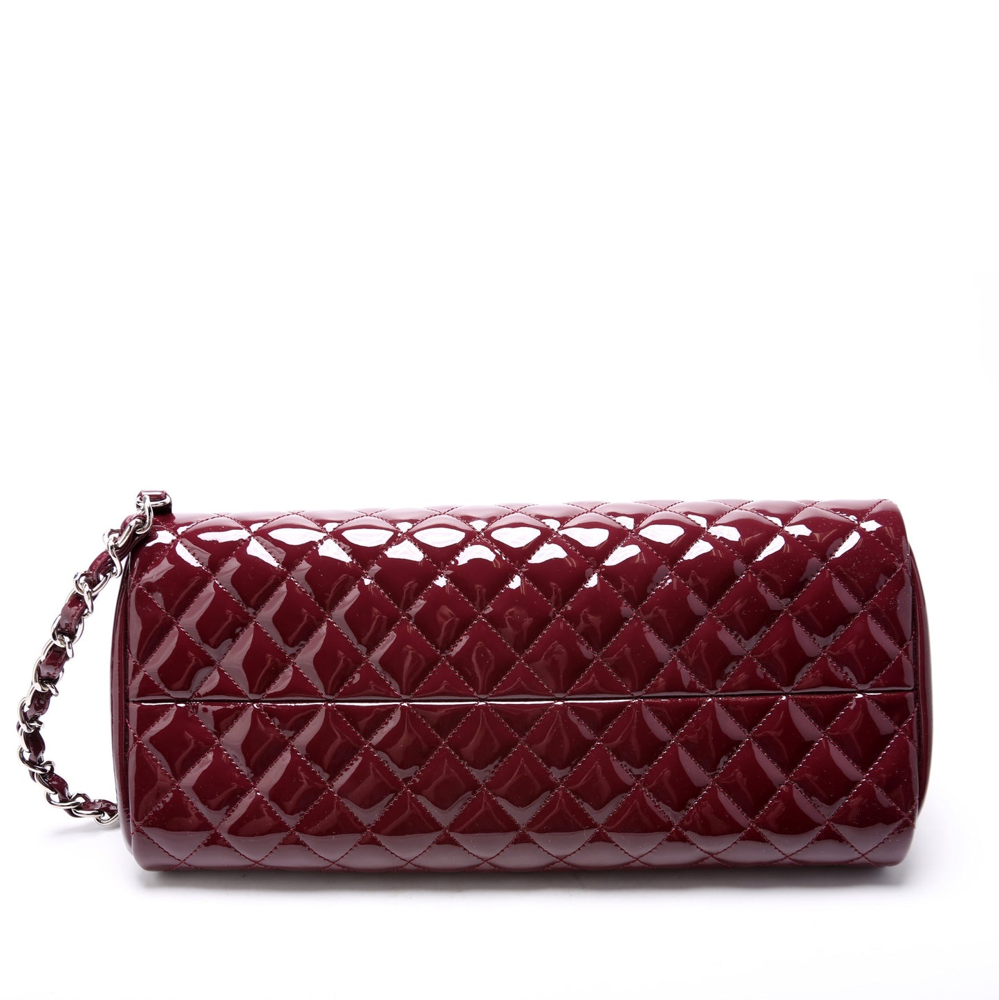 Chanel Just Mademoiselle Medium Bowling Patent 15M Bag