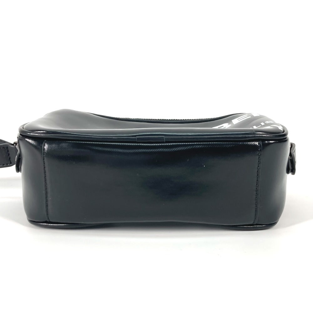 BURBERRY Shoulder Bag leather black By color logo Horseferry mens