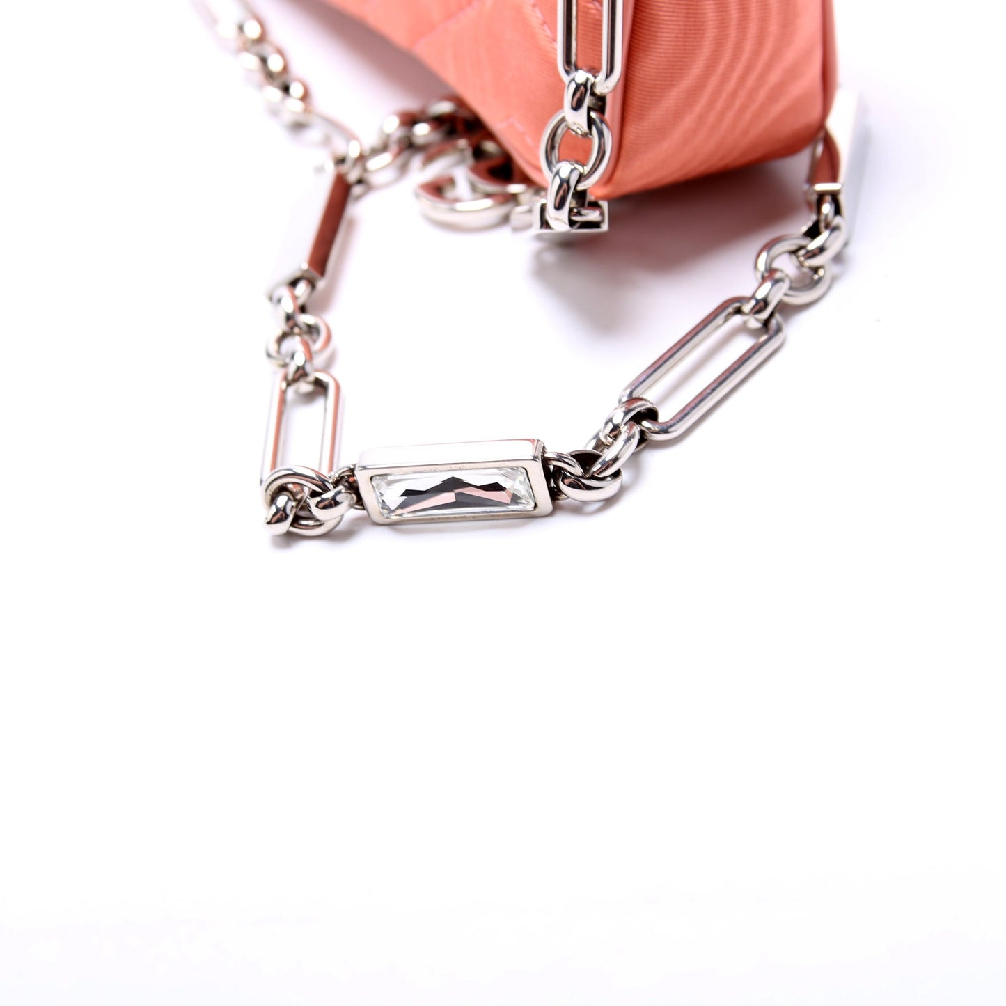 Gucci Marmont Rhinestone Moire Mini Belt 746608 Bag