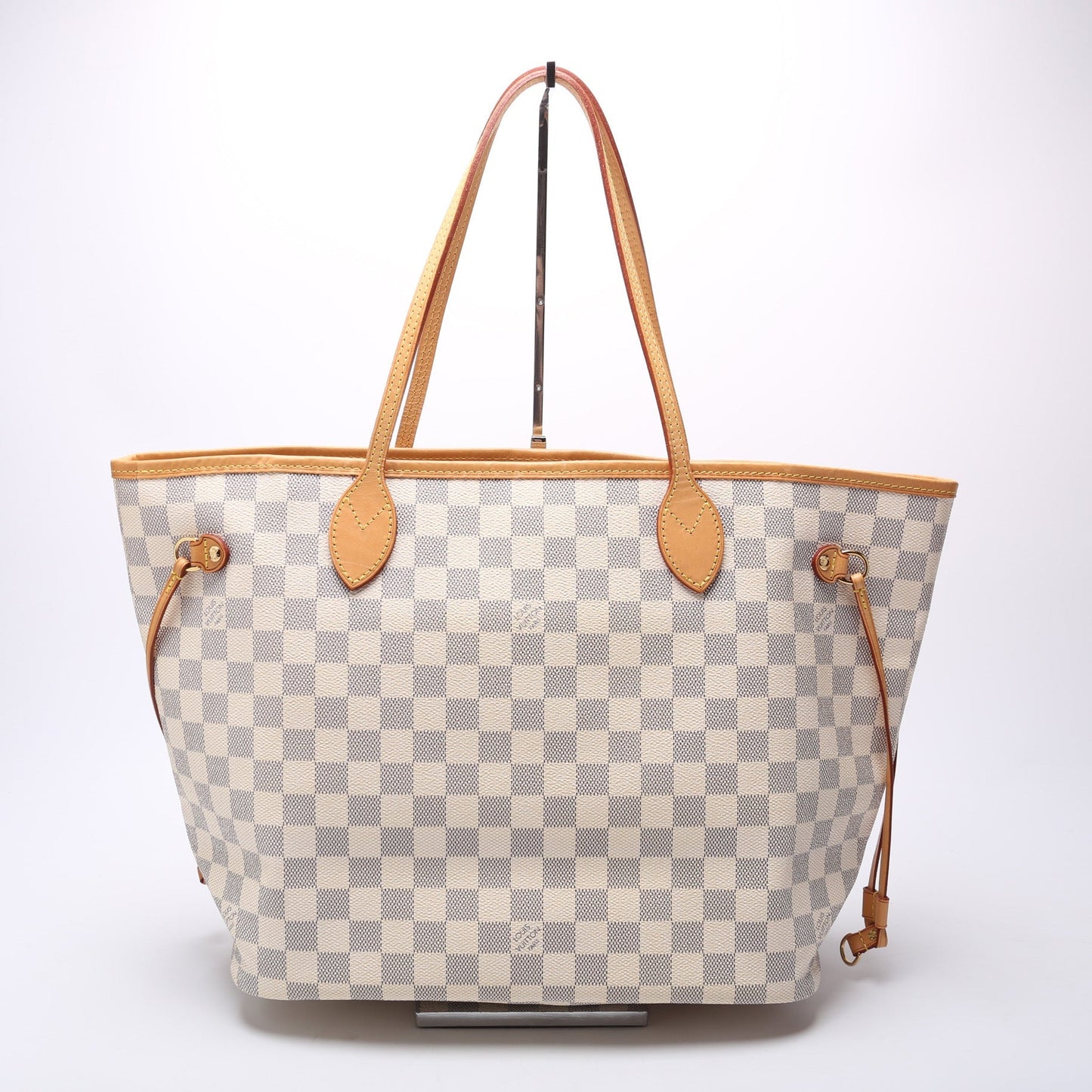 Louis Vuitton Neverfull W/Wallet MM Damier Azur