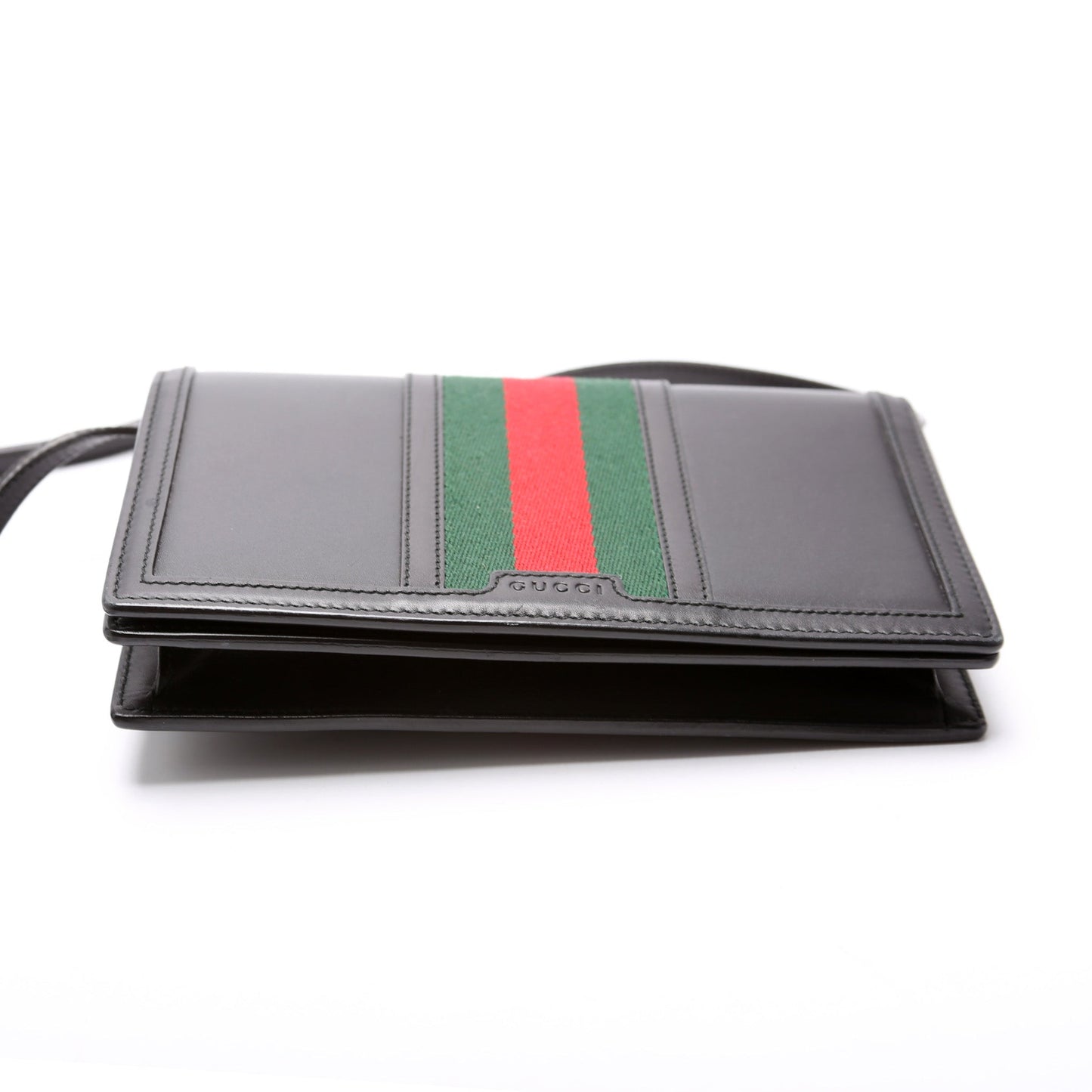 Gucci Calfskin Web Wallet on Strap 409439 Bag