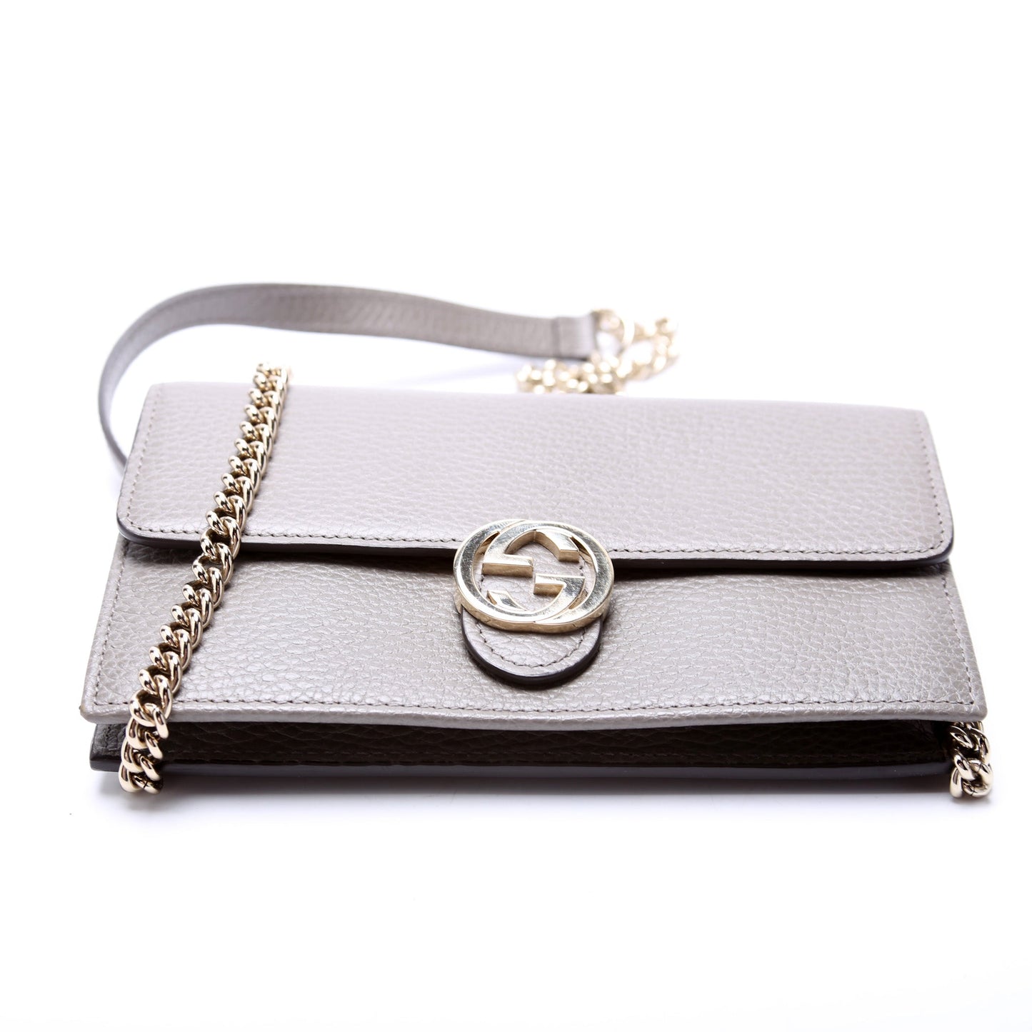 Gucci 510314 Interlocking G Chain Wallet Bag