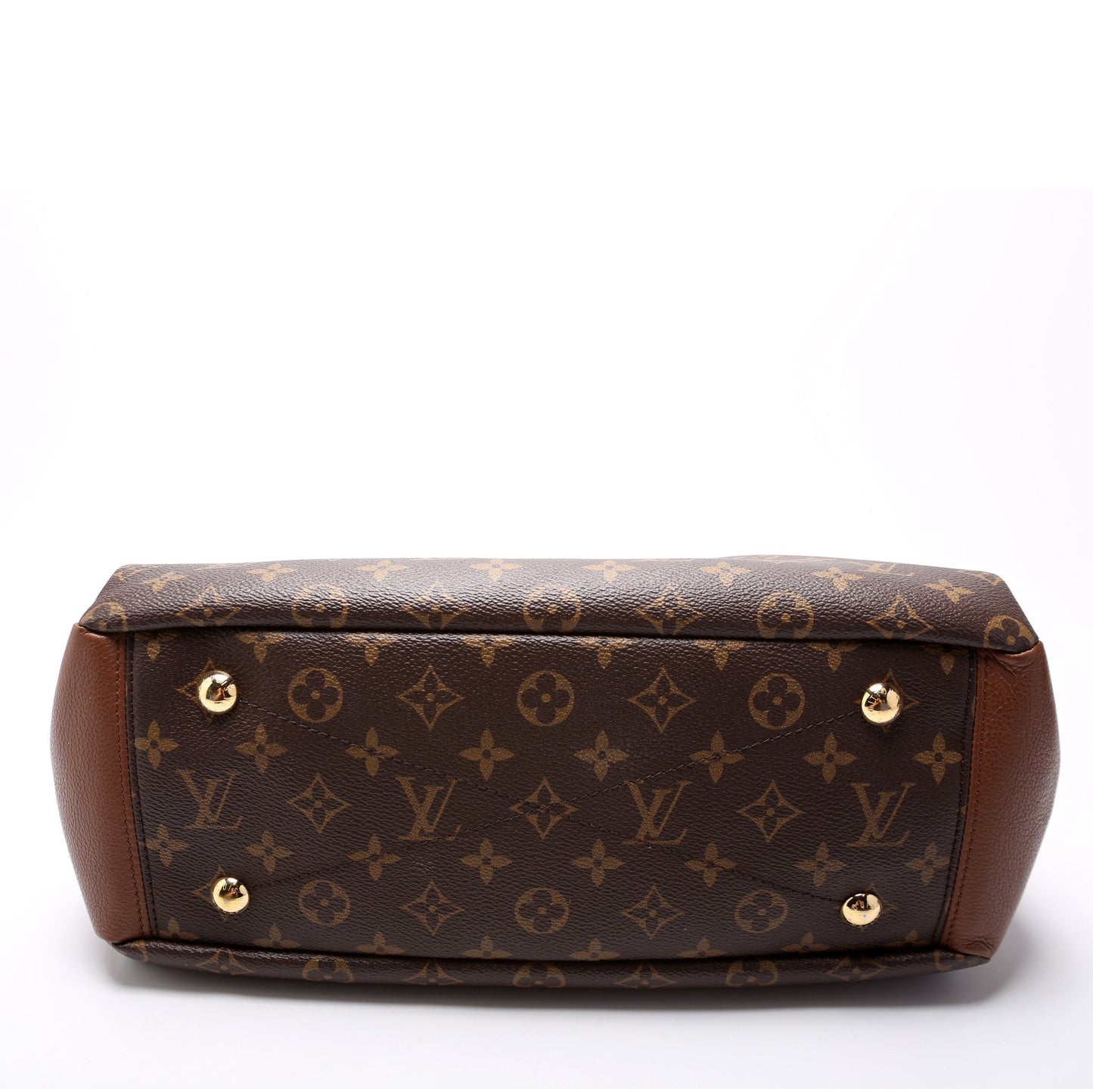 Louis Vuitton Pallas Tote Monogram Leather Side