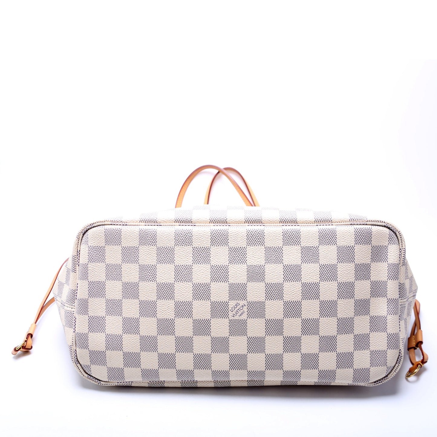 Louis Vuitton Neverfull W/Wallet MM Damier Azur