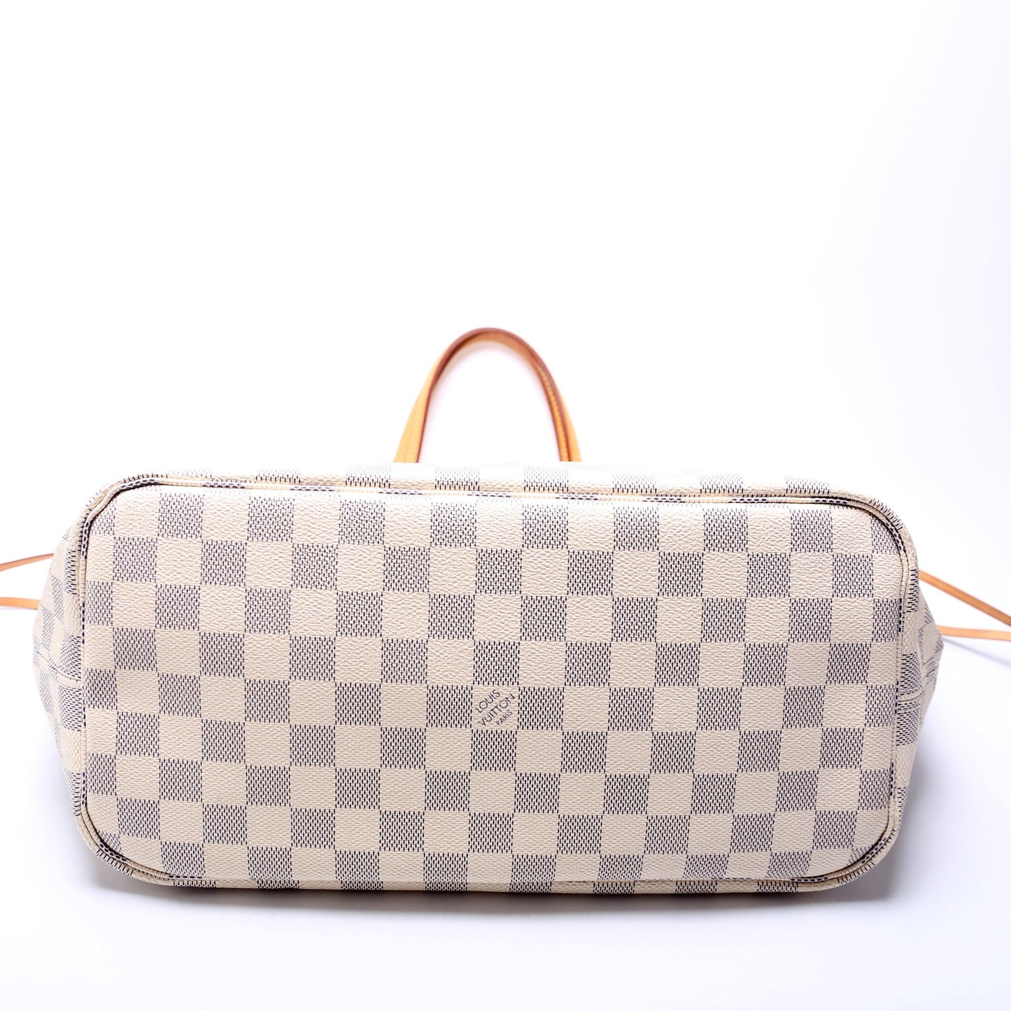 Louis Vuitton Neverfull With Wallet MM Damier Azur