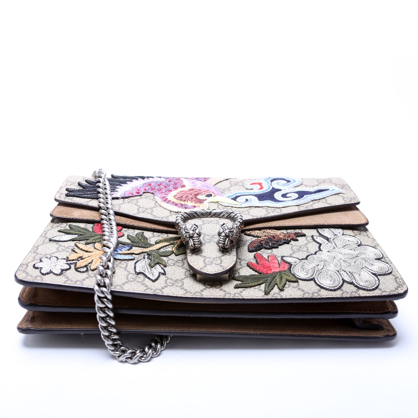 Gucci Dionysus GG Bird Embroidered Shoulder Medium 403348 Bag