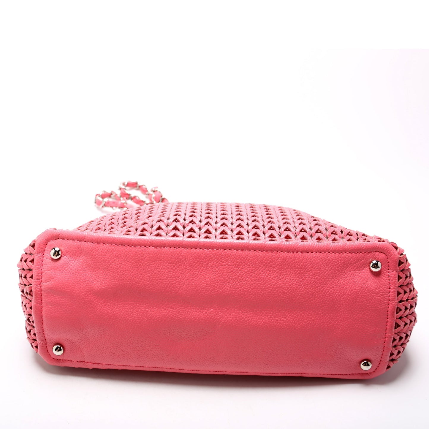 Chanel Braided Caviar Chain Tote 9M Bag