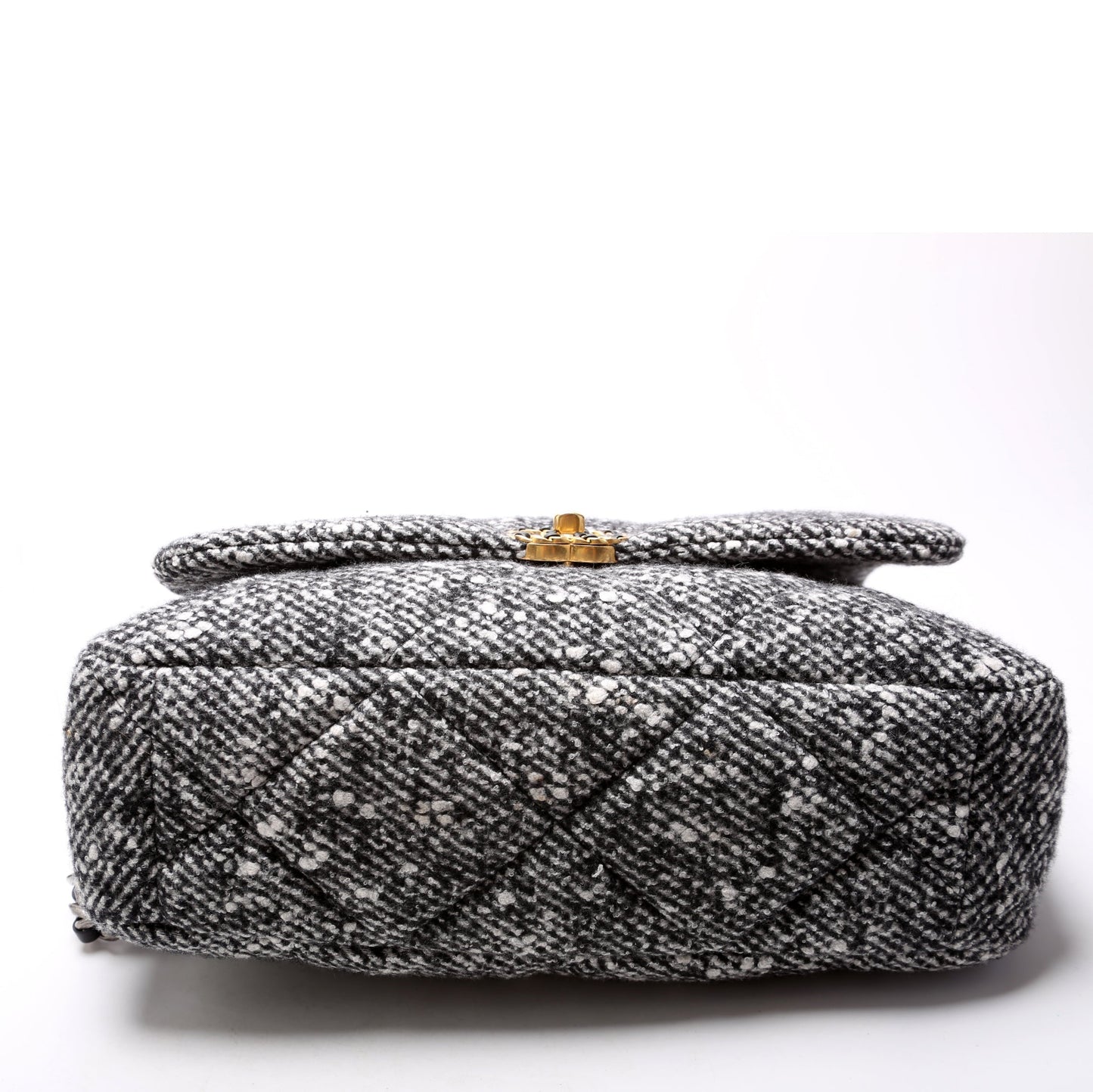 Chanel 19 Maxi Flap Quilted Tweed Bag