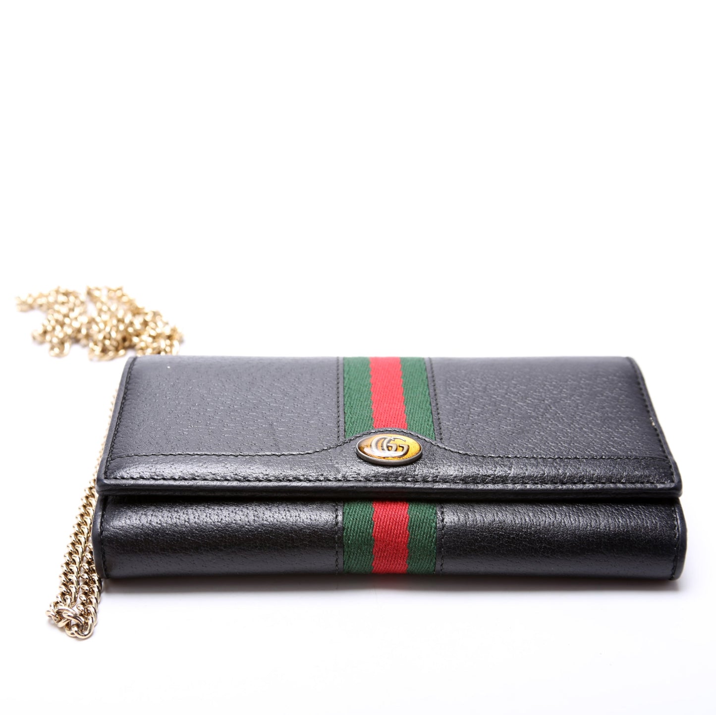 Gucci Ophidia Leather Chain Wallet 546592 Bag