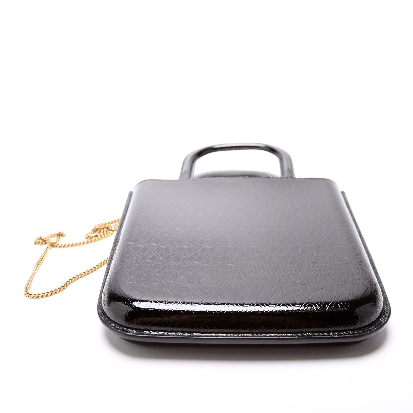 Saint Laurent All Over Logo Embossed Mini Shopping 715201 Bag