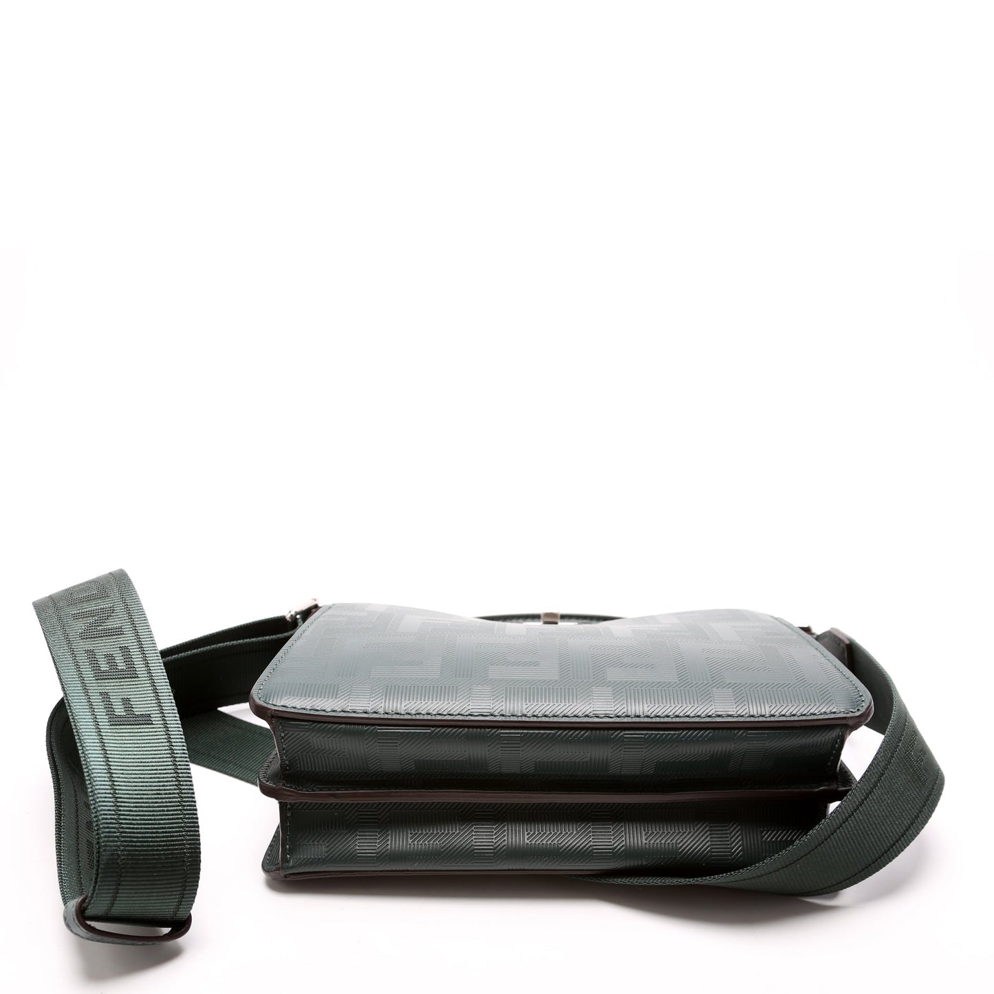 Fendi x Marc Jacobs FF Embossed Peekaboo Iseeu Crossbody 7VA582 Green Bag