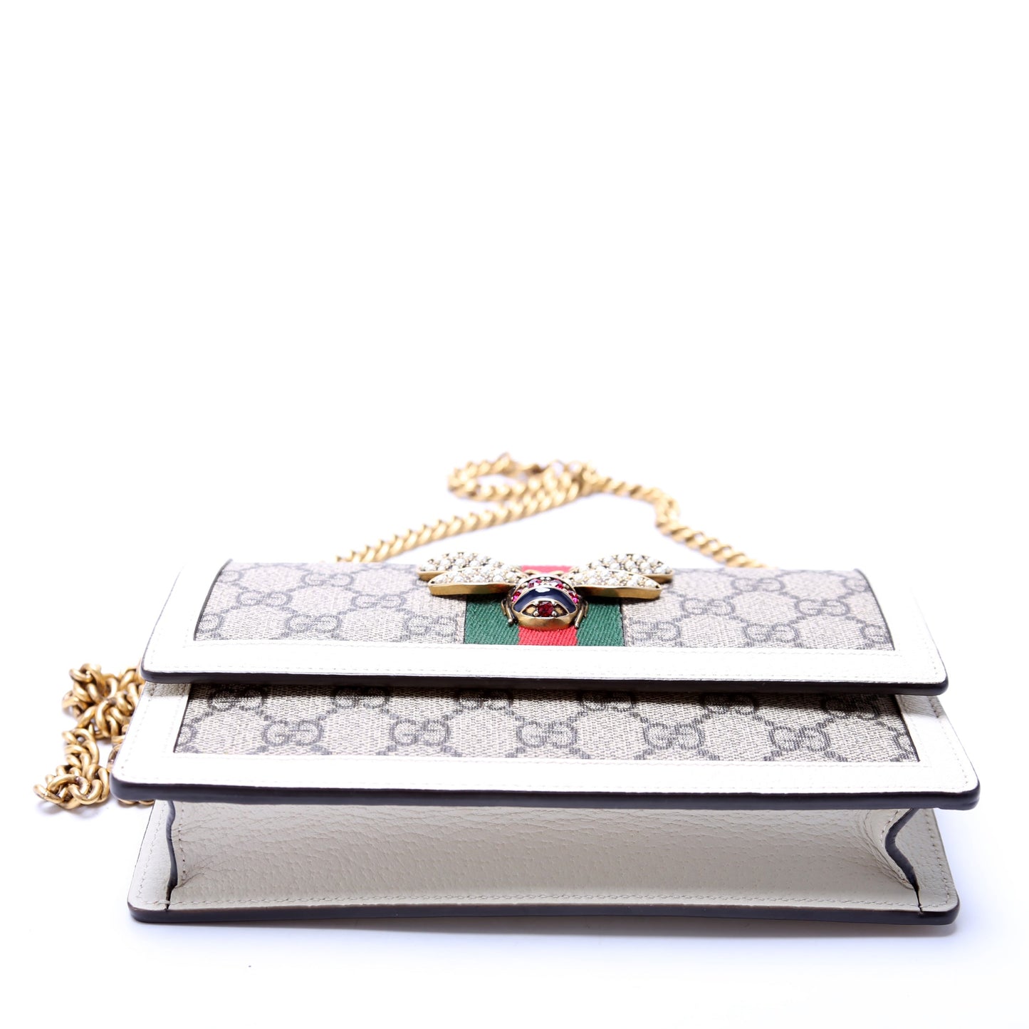 Gucci TRADE 476079 Queen Margaret WOC Cream Bag