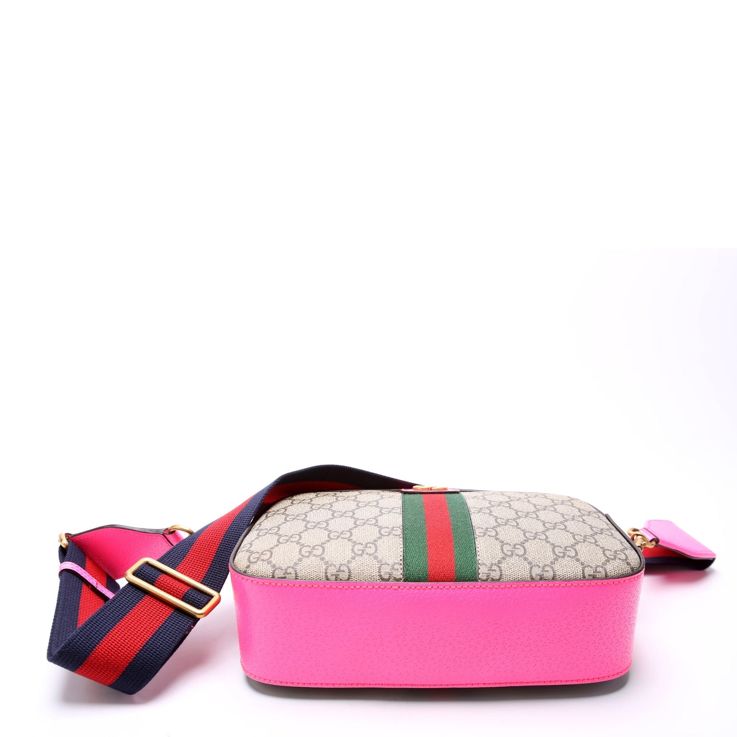 Gucci 752591 Ophidia Supreme Small Crossbody Pink Bag